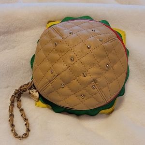 Betsey Johnson NICE BUNS Hamburger Wristlet